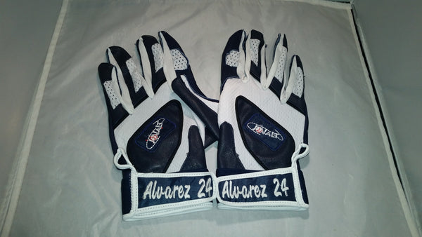 Batting Gloves with Name and Number